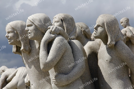 Skulpturen im Vigeland-Park von Oslo