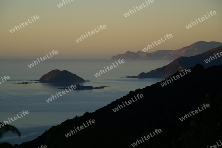 Abendstimmung in den Marlborough Sounds