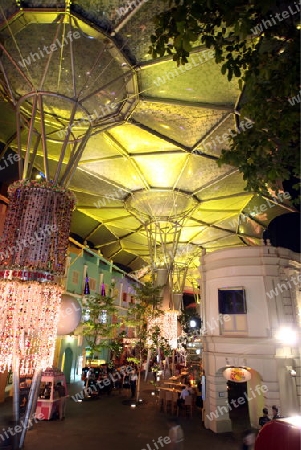 Die Architektur am Clarke Quay von Singapur im Inselstaat Singapur in Asien.