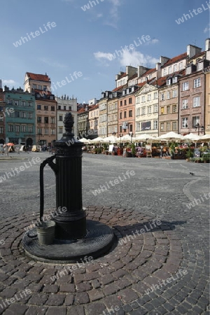 The Old Town in the City of Warsaw in Poland, East Europe.