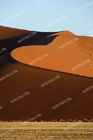 riesige Sandd?nen im letzten Abendlicht,  Namib Naukluft Nationalpark, Sossusvlei, Namibia, Afrika