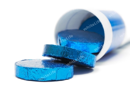 Blaue Brausetabletten	