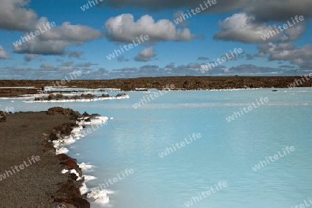 Der S?dwesten Islands, Reykjanes Halbinsel s?dlich von Reykjavik, an der "Blauen Lagune"