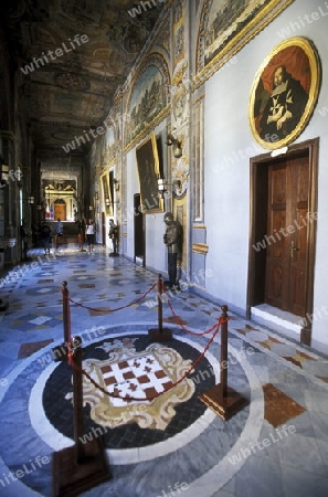 The Grand Masters Palace in the old City of Valletta on Malta in Europe,