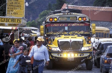 the old city in the town of Antigua in Guatemala in central America.   