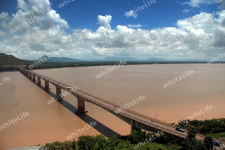 der mekong in paxe / laos