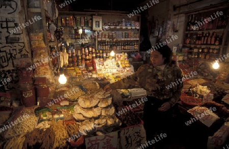 people on the Market streets of Chongqing in the province of Sichuan in china in east asia. 