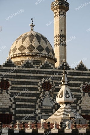 the Abu Darwish Mosque in the City Amman in Jordan in the middle east.