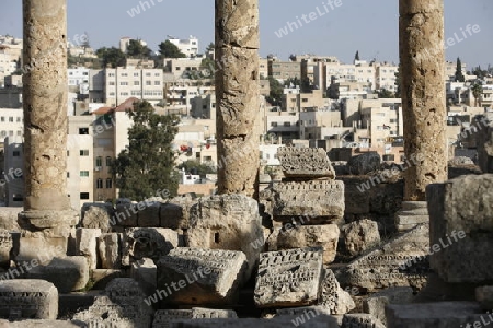 the Roman Ruins of Jerash in the north of Amann in Jordan in the middle east.