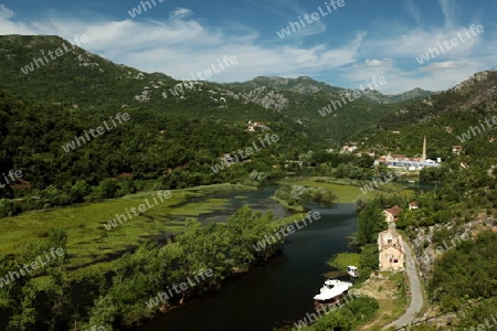 Europa, Osteuropa, Balkan. Montenegro, Skadar, See, Landschaft, Rijeka Crnojevica, Natur,