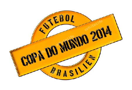 Illustration of the World Cup 2014 in Brazil as Banner for your presentation, website, inviting...