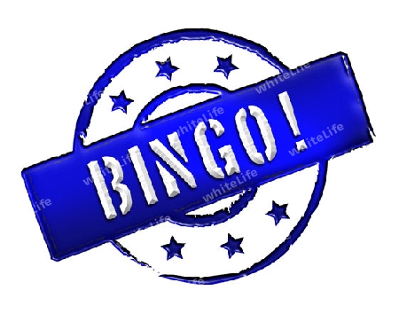 Sign, symbol, stamp or icon for your presentation, for websites and many more named BINGO!