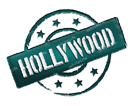 Sign, symbol, stamp or icon for your presentation, for websites and many more named HOLLYWOOD