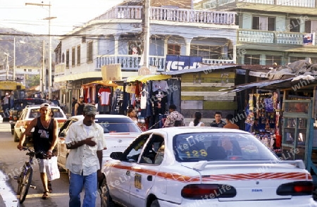 the city of Tela near San Pedro Sula on the caribian sea in Honduras in Central America,