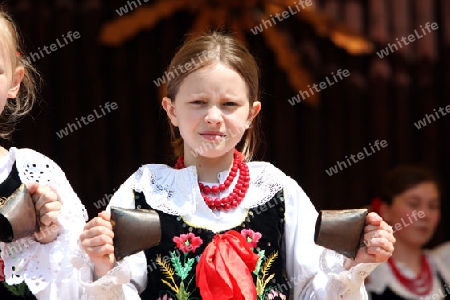 Europa, Osteuropa, Slowakei, Polen, Grenze, Cerveny Klastor, Folklore, Festival, Fest, Tranchtenfest, Tracht, Kultur, Sommer, 