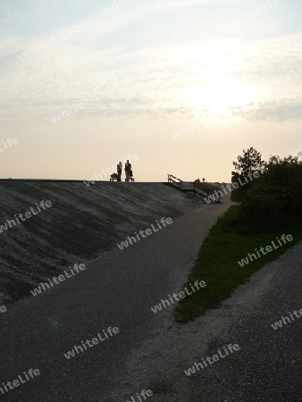 Abenstimmung auf dem Deich