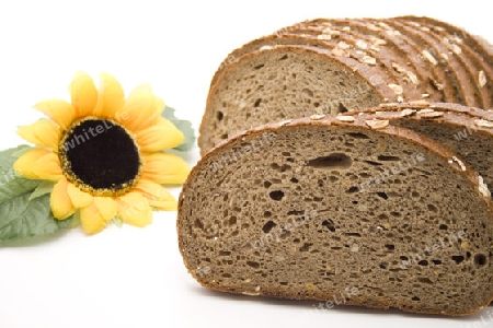 Vollkornbrot mit Sonnenblume