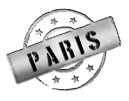 Sign and stamp for your presentation, for websites and many more named PARIS