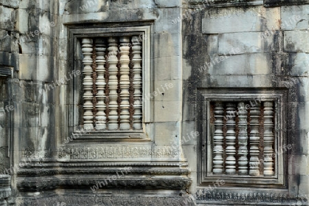 The Temple of  Preah Khan in the Temple City of Angkor near the City of Siem Riep in the west of Cambodia.