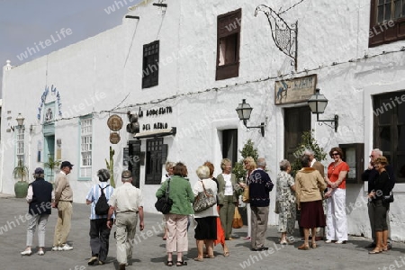  the old town of Teguise on the Island of Lanzarote on the Canary Islands of Spain in the Atlantic Ocean. on the Island of Lanzarote on the Canary Islands of Spain in the Atlantic Ocean.
