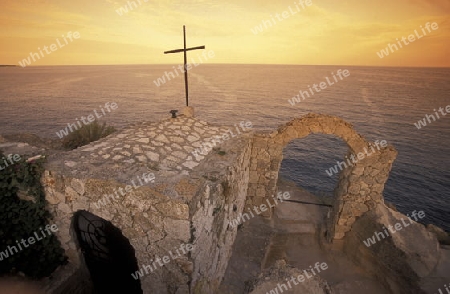 the Kap Kaliakra on the blacksea coast near the town of Balcik in Bulgaria in east Europe.