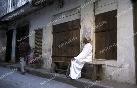 Die Altstadt von Stone Town  oder Zanzibar Town der Hauptstadt der Insel Sansibar im Indischen Ozean in Tansania in Ostafrika..