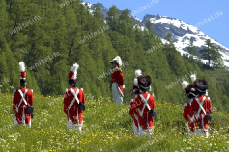 Herrgottsgrenadiere im L?tschental/Schweiz