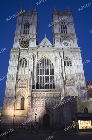 London - Westminter Kathedrale am Abend