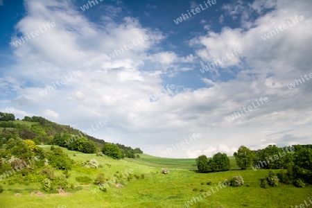 Th?ringer Landschaft bei der Leuchtenburg