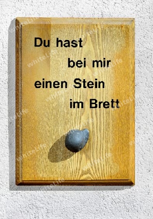 Stein im Brett