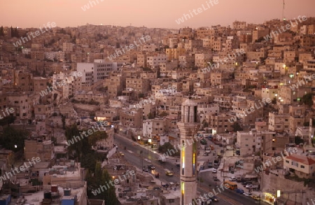 The City Centre of the City Amman in Jordan in the middle east.