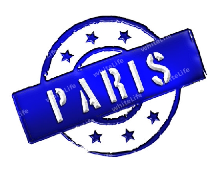 Sign and stamp for your presentation, for websites and many more named PARIS