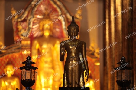 Die Architektur des Wat Phra Sing Tempel in Chiang Mai im Norden von Thailand.