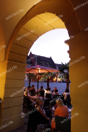  the old town of Freiburg im Breisgau in the Blackforest in the south of Germany in Europe.