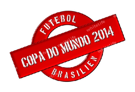 Illustration of the World Cup 2014 in Brazil as Banner for your presentation, website, inviting...