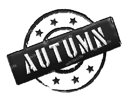 Sign and stamp for your presentation, for websites and many more named AUTUMN