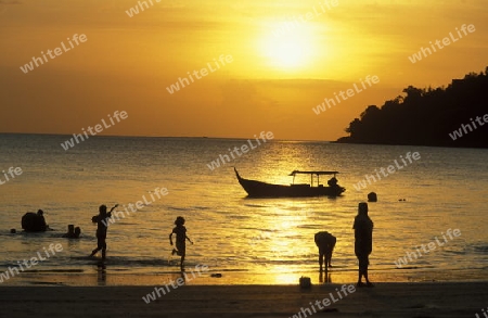 The Beach at Pantai Cenang on the coast of Langkawi Island in the northwest of Malaysia