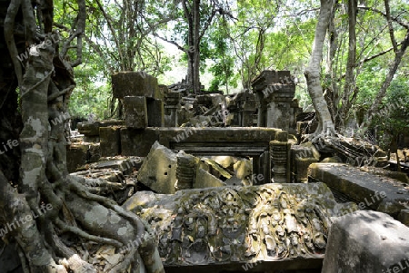 The Tempel Ruin of  Beng Mealea 32 Km north of in the Temple City of Angkor near the City of Siem Riep in the west of Cambodia.