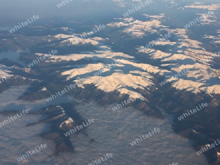 Berge von oben