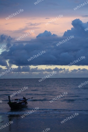 Fischerboot am Strand