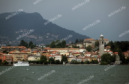 The old town of Pallanza near to Verbania on the Lago maggiore in the Lombardia  in north Italy. 