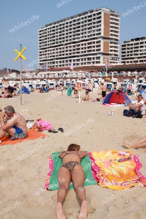 Hauptstrand von Westerland auf Sylt