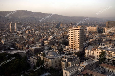 Asien, Naher Osten, Syrien, Damaskus,   Sicht ueber die Grossstadt von Damaskus der Hauptstadt von Syrien. 