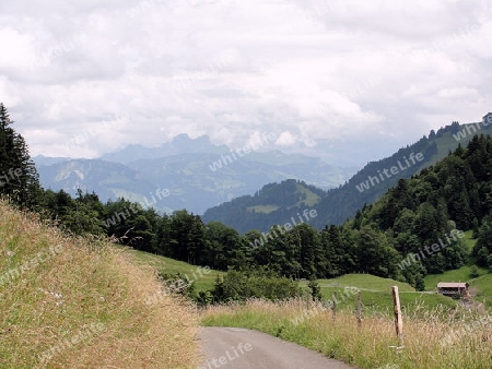 Blick Muotathaleralpen G?tterlipass 