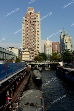 The City centre of Bangkok naer the Siam Square in the capital of Thailand in Souteastasia.