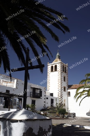 the Village Betancuria on the Island Fuerteventura on the Canary island of Spain in the Atlantic Ocean.