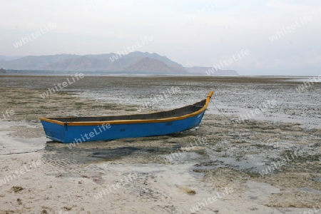 Die Landschaft bei Metinaro an der Nordkueste von Ost Timor auf der in zwei getrennten Insel Timor in Asien.  