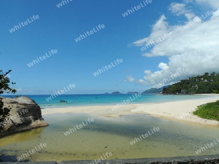 Seychellen Strand Meer Indischer Ozean