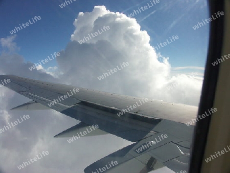 Wolke aus dem Flugzeug