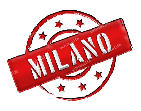 Sign and stamp for your presentation, for websites and many more named Milano